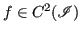 $ f \in C^2(\mathscr{I})$