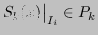 $ S_k(x) \big\vert _{I_i} \in P_k$